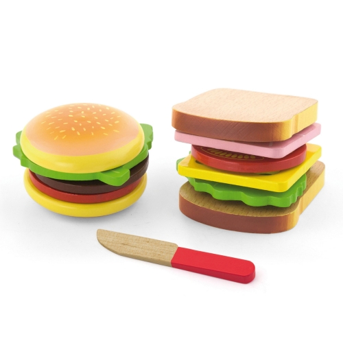 Viga toys Set Hamburger e Sandwich